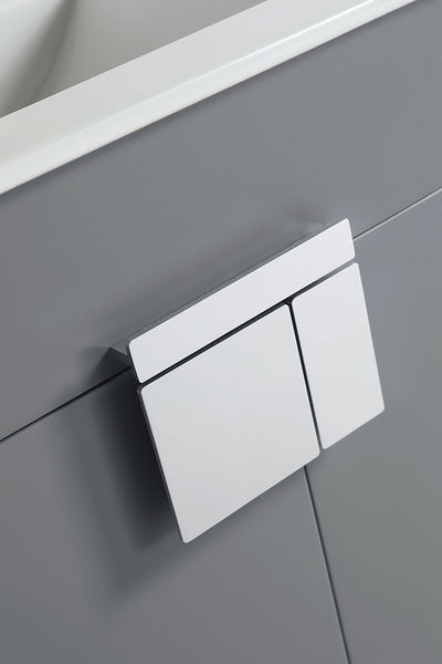 30" V9003 Vanity with Ceramic Sink (Matte Grey)  - Shop at Home Craft Studio - 4