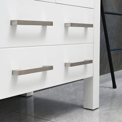 30" V9011 Vanity with Ceramic Sink (Matte White) bathroom vanities - Shop at Home Craft Studio - 6