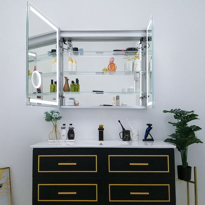 36" LED Ana Medicine Cabinet  (Surface Mount/Recessed)  - Shop at Home Craft Studio - 10