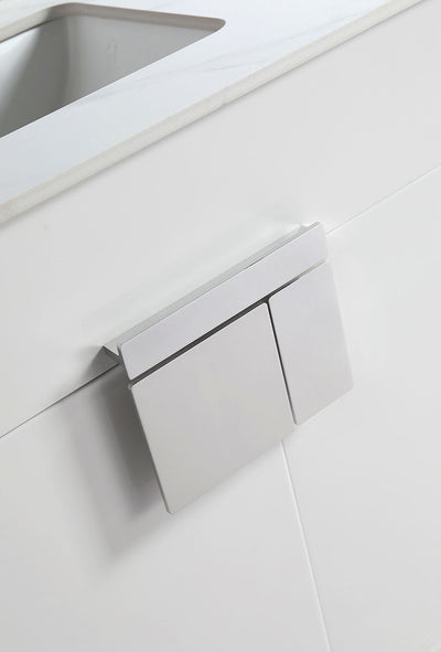 36" V9003 Vanity with Sintered Stone Countertop (Glossy White）  - Shop at Home Craft Studio - 5