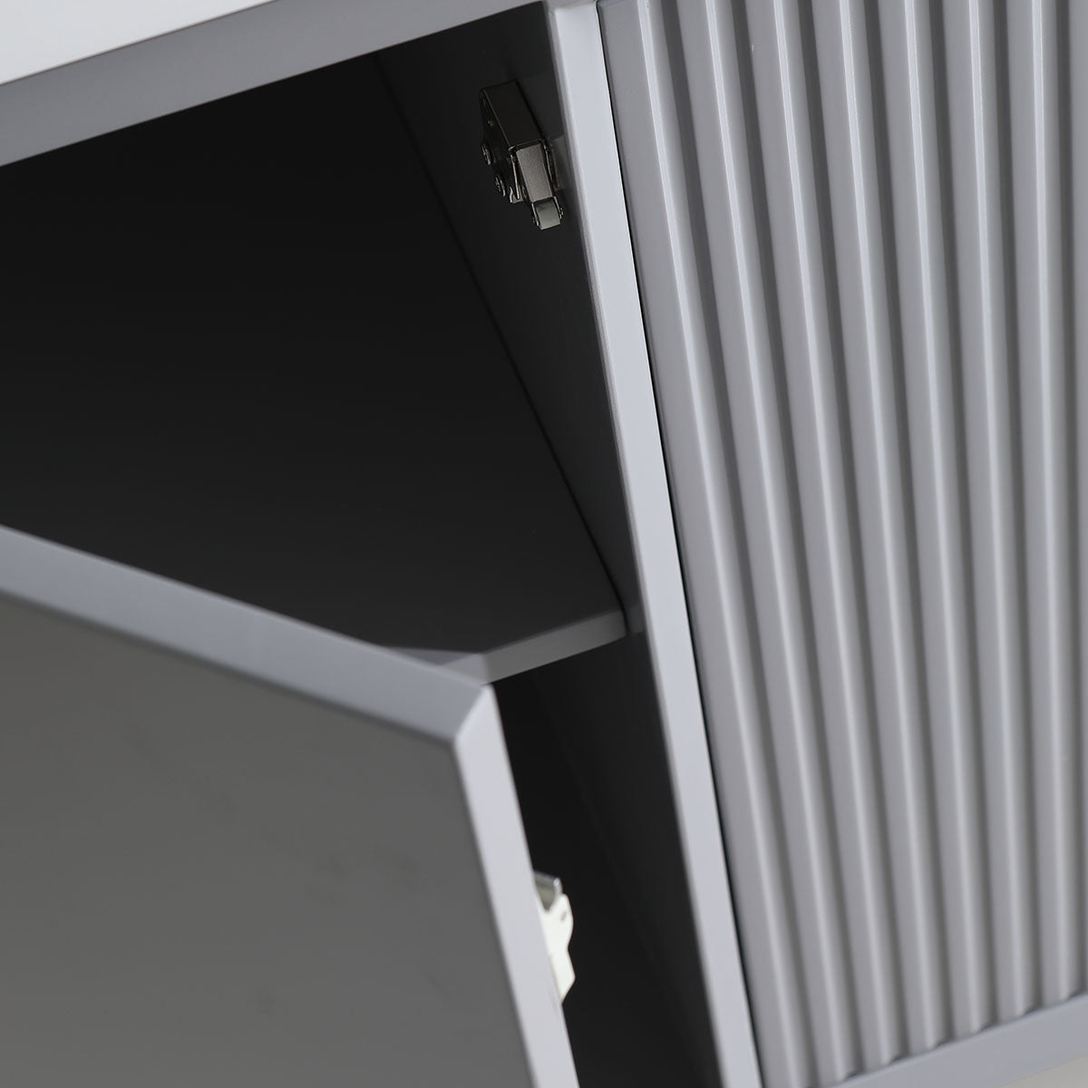 48" Craftsmanship Limited Edition Vanity & Quartz Countertop Combo  (Grey)  SKU:8339 48-GR bathroom vanities - Shop at Home Craft Studio - 4