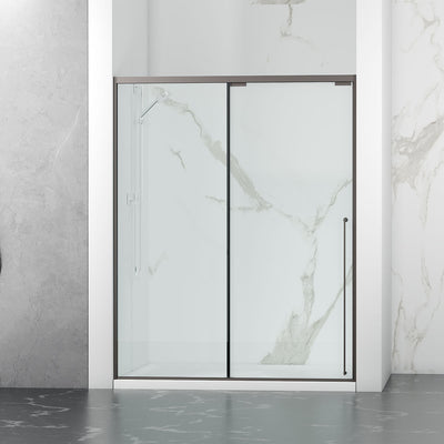48" Karina Series Minimalist Shower Door with a Single Sliding Door shower door - Shop at Home Craft Studio - 1