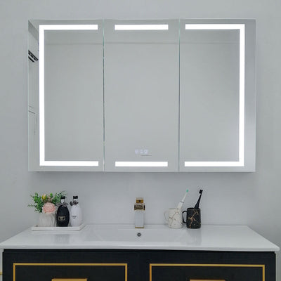 48" LED Ana Medicine Cabinet (Surface Mount/Recessed)  - Shop at Home Craft Studio - 1