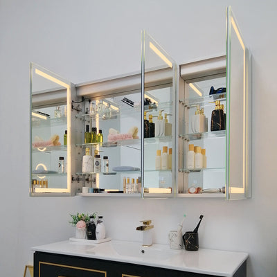 48" LED Ana Medicine Cabinet (Surface Mount/Recessed)  - Shop at Home Craft Studio - 6