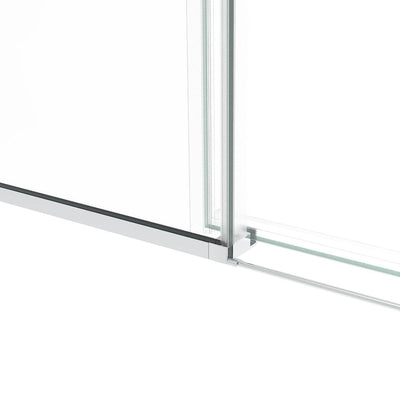 60"BH Frameless Single Sliding Tub Door (Chrome) shower door - Shop at Home Craft Studio - 3