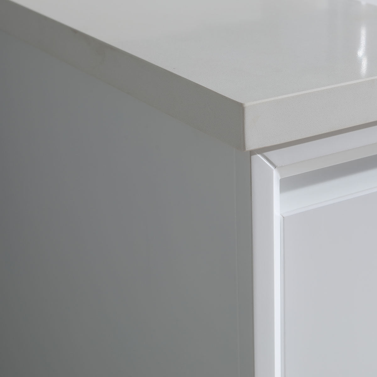 60" Craftsmanship Limited Edition Vanity & Quartz Countertop Combo  (Matte White) bathroom vanities - Shop at Home Craft Studio - 4