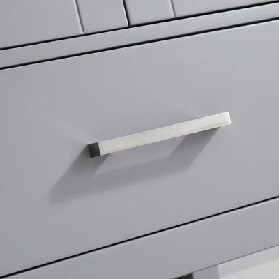60" V9008 Vanity & Countertop Quartz Double Basins (Matte Grey)  - Shop at Home Craft Studio - 4