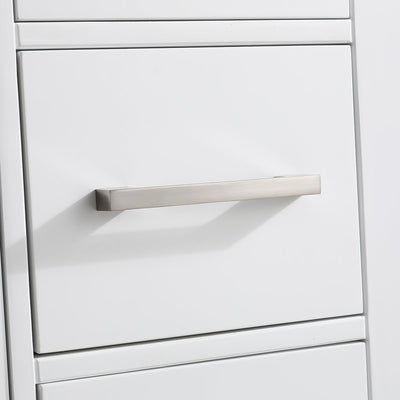 60" V9008 Vanity & Quartz Countertop Double Basins (Matte White)  - Shop at Home Craft Studio - 11