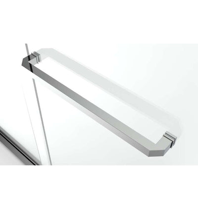 66" GBY22 Owen Bypass Series Shower Door with Klearteck Treatment (3/8" Thickness) (Chrome) shower door - Shop at Home Craft Studio - 9