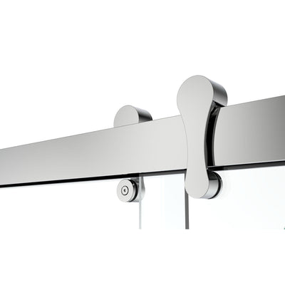 66" GBY22 Owen Bypass Series Tub Door with Klearteck Treatment (3/8" Thickness) (Chrome) shower door - Shop at Home Craft Studio - 9