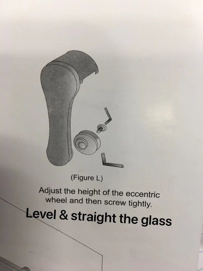 72" GBY22 Owen Bypass Series Shower Door with Klearteck Treatment (3/8" Thickness) (Chrome) shower door - Shop at Home Craft Studio - 8