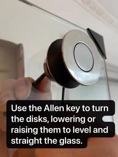 84" MZ Matthew Series Frameless Single Sliding  Shower Door with Klearteck Treatment (3/8" Thickness)(3 Panels) (Brushed Gold) shower door - Shop at Home Craft Studio - 7