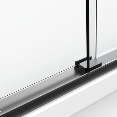 BP01 Bypass Shower Door (5/16" Thickness) (Matte Black)  - Shop at Home Craft Studio - 4