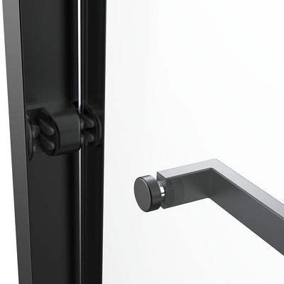 BP01 Bypass Shower Door (5/16" Thickness) (Matte Black)  - Shop at Home Craft Studio - 7