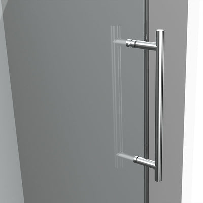 BR01 Joseph Frameless Single Sliding Shower Door with Klearteck Treatment (3/8" Thickness) (Chrome)  - Shop at Home Craft Studio - 17