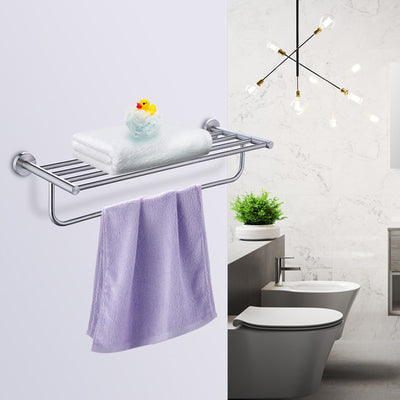 BTR24 Bath Towel Rack (Chrome or Brushed Nickel)  - Shop at Home Craft Studio - 2