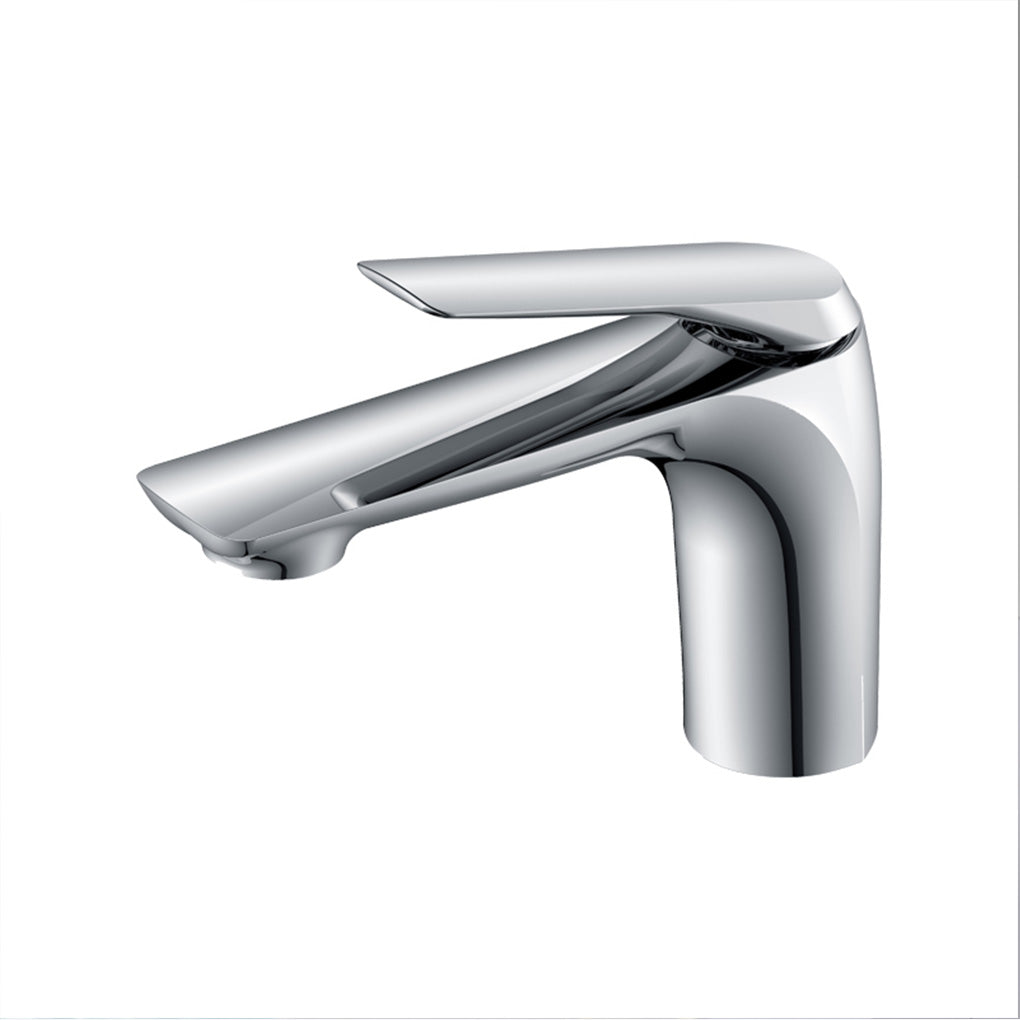 F050  Single Hole Basin Faucet with Pop Up (Chrome)  - Shop at Home Craft Studio - 2