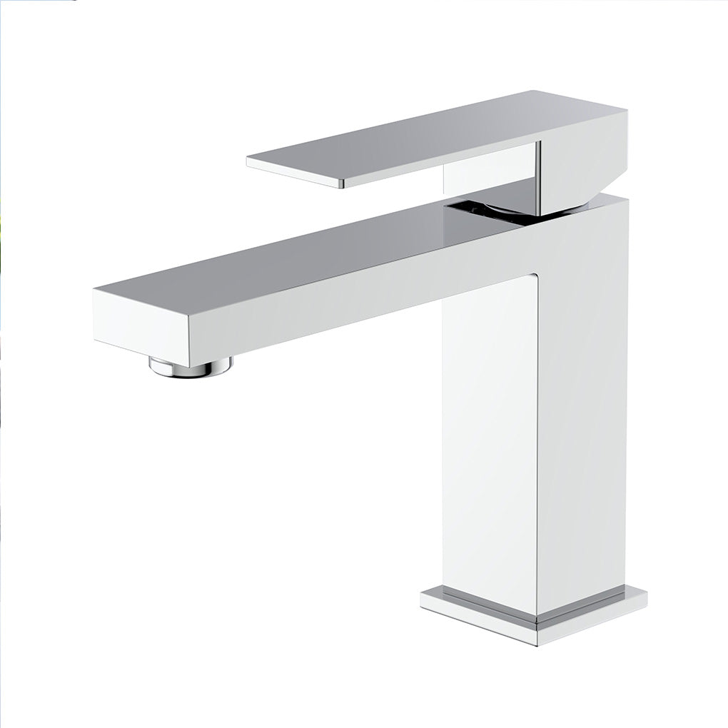 F231 Single Hole Basin Faucet with Pop Up (Chrome)  - Shop at Home Craft Studio - 2