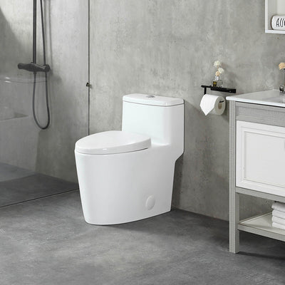 K-0332 One-Piece 28"h Dual Flush Toilet (12" Rough)  - Shop at Home Craft Studio - 1