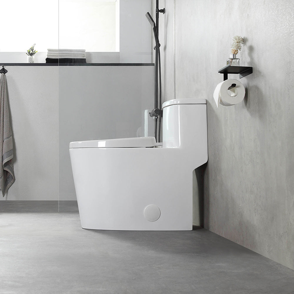 K-0332 One-Piece 28"h Dual Flush Toilet (12" Rough)  - Shop at Home Craft Studio - 6