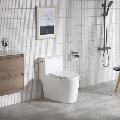 K-0335 One-Piece 28"h Dual Flush Toilet (12" Rough) Toilet - Shop at Home Craft Studio - 1