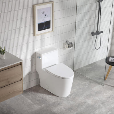 K-0335 One-Piece 28"h Dual Flush Toilet (12" Rough) Toilet - Shop at Home Craft Studio - 7