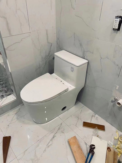 K-0335 One-Piece 28"h Dual Flush Toilet (12" Rough) Toilet - Shop at Home Craft Studio - 12