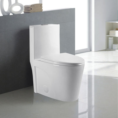 K-0382  One-Piece 28" Dual Flush Toilet (12" Rough) Toilet - Shop at Home Craft Studio - 1