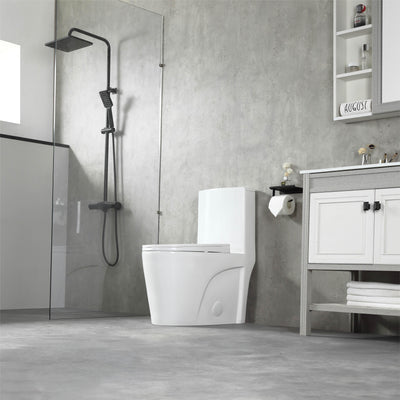 K-0382  One-Piece 28" Dual Flush Toilet (12" Rough) Toilet - Shop at Home Craft Studio - 2