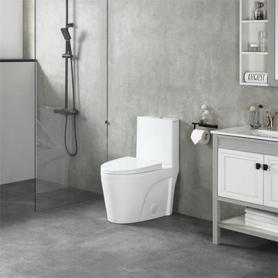 K-0382  One-Piece 28" Dual Flush Toilet (12" Rough) Toilet - Shop at Home Craft Studio - 8