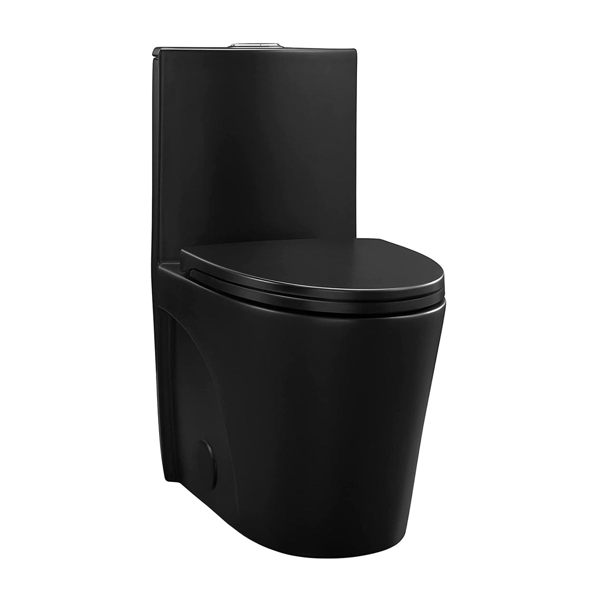 K-0382 One-Piece 28"h Dual Flush Toilet (Matte Black)  - Shop at Home Craft Studio - 1