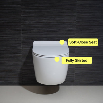K-0707 Wall Hung Toilet with In-Wall Tank & Carrier System  - Shop at Home Craft Studio - 2