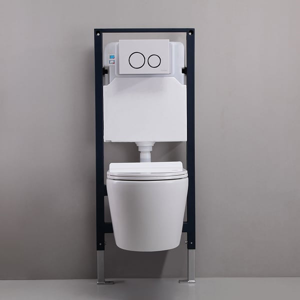 K-0707 Wall Hung Toilet with In-Wall Tank & Carrier System  - Shop at Home Craft Studio - 11
