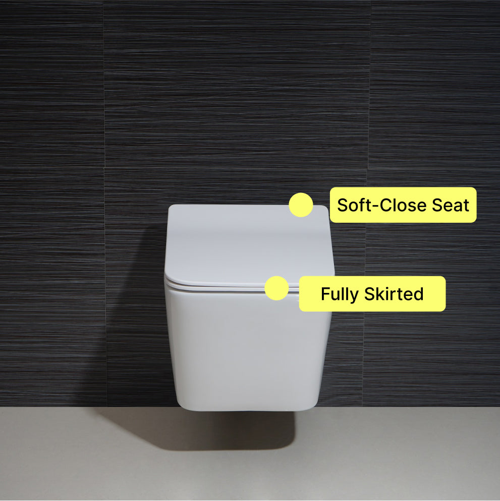 K0708 Wall Hung Toilet with In-Wall Tank & Carrier System  - Shop at Home Craft Studio - 2