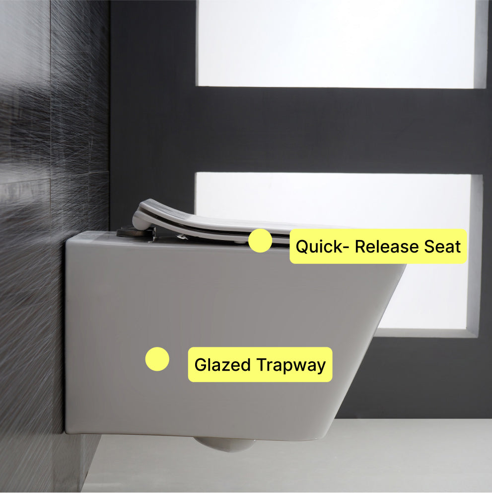 K0708 Wall Hung Toilet with In-Wall Tank & Carrier System  - Shop at Home Craft Studio - 3