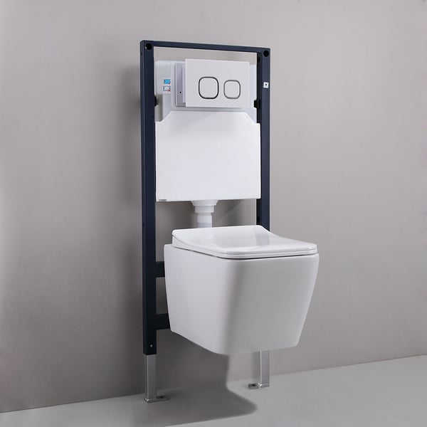 K0708 Wall Hung Toilet with In-Wall Tank & Carrier System  - Shop at Home Craft Studio - 10