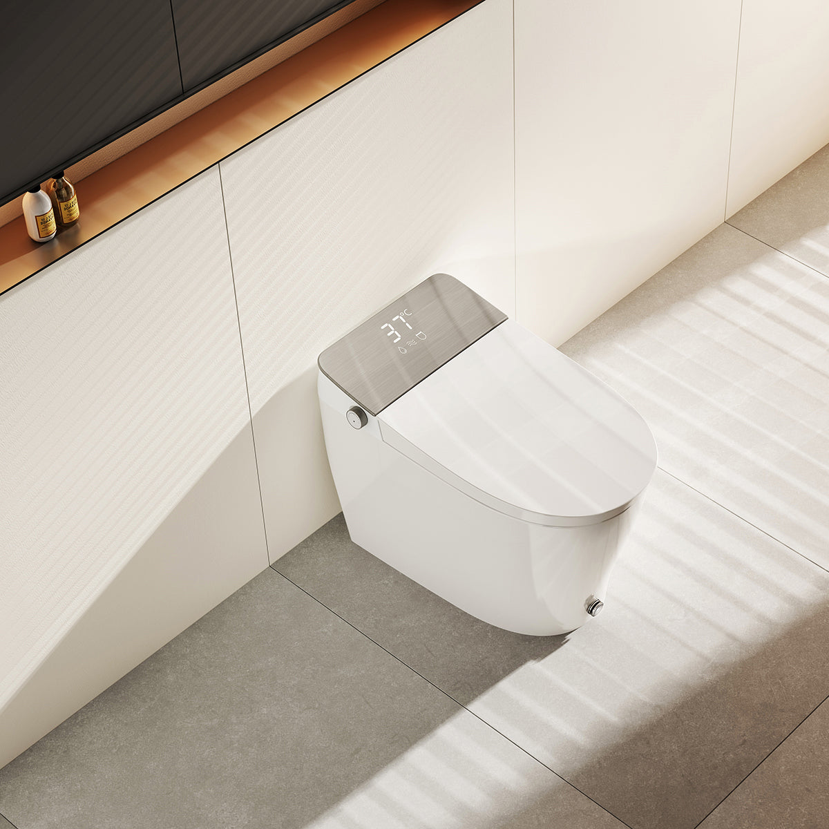 Model-1 Series 7000 US1A Smart Bidet One-Piece Toilet (12" Rough) (Elongated) Toilets - Shop at Home Craft Studio - 10