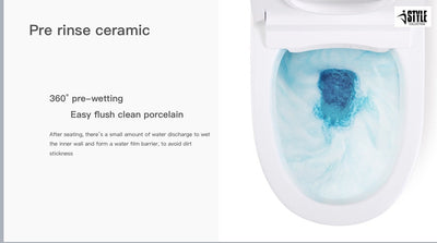 Model-1 Series 7000 US1A Smart Bidet One-Piece Toilet (12" Rough) (Elongated) Toilets - Shop at Home Craft Studio - 15