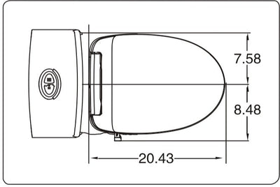 Model 3 SY0101 Smart Bidet Toilet Seat (Elongated) Toilets - Shop at Home Craft Studio - 14