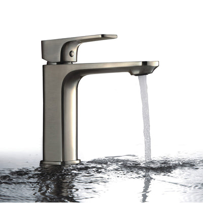WMD16E98 Single Hole Basin Faucet (Brushed Nickel)  - Shop at Home Craft Studio - 1