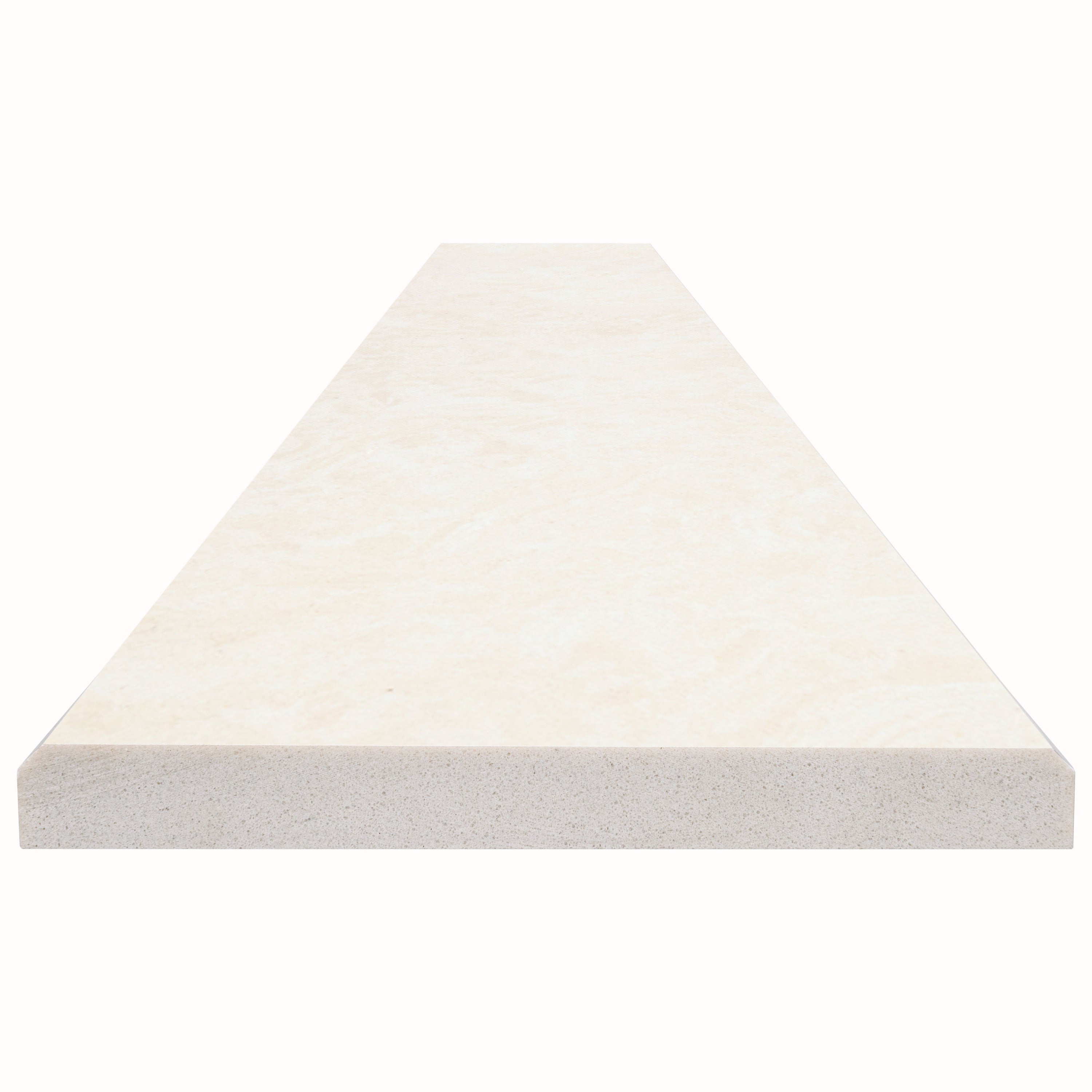 Ivory 4x36x0.62 Double Beveled Polished Threshold