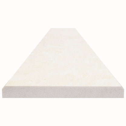 Ivory 4x36x0.62 Double Beveled Polished Threshold