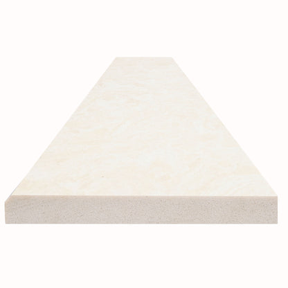Ivory 6x73x0.62 Single Beveled Polished Threshold