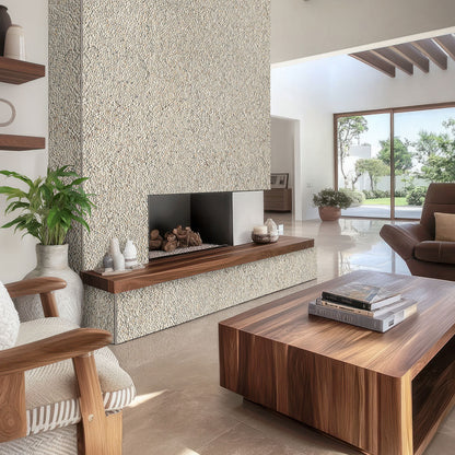 Ivory White Mini Pebble Tumbled