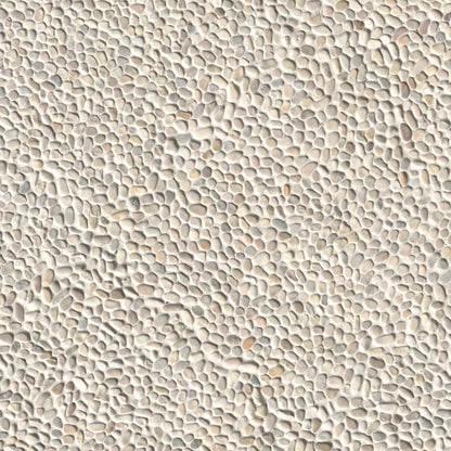 Ivory White Mini Pebble Tumbled