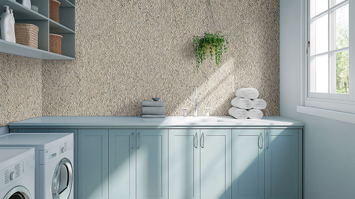 Ivory White Mini Pebble Tumbled