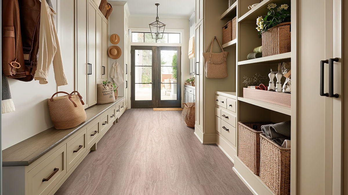 Kallum Bleached Elm Luxury Vinyl Plank Flooring