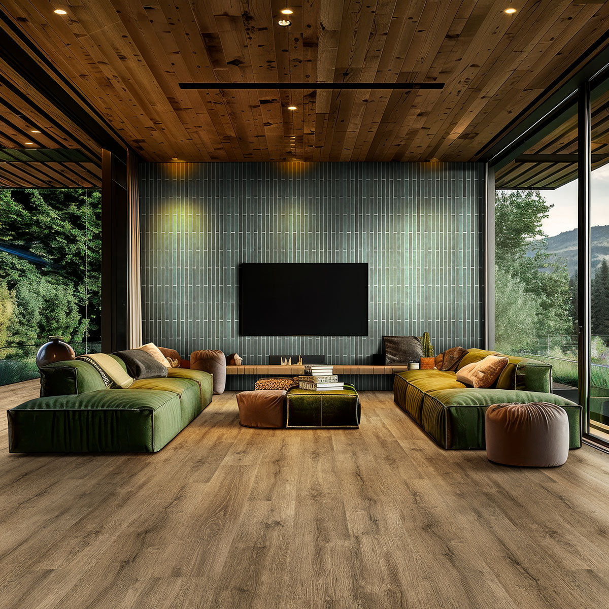 Kallum Walnut Waves Luxury Vinyl Planks