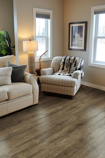 Kallum Walnut Waves Luxury Vinyl Planks