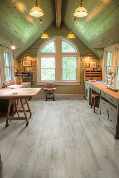 Kallum York Gray Luxury Vinyl Planks